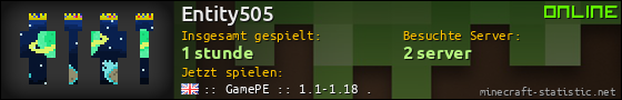 Benutzerleisten 560x90 für Entity505