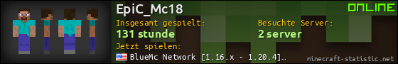 Benutzerleisten 560x90 für EpiC_Mc18