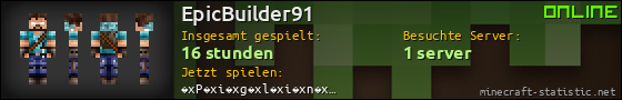 Benutzerleisten 560x90 für EpicBuilder91