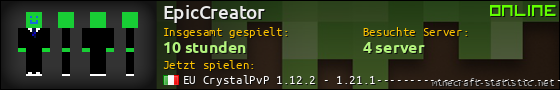 Benutzerleisten 560x90 für EpicCreator