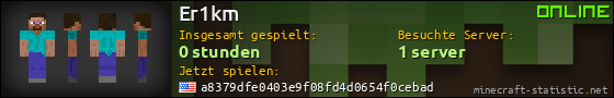 Benutzerleisten 560x90 für Er1km