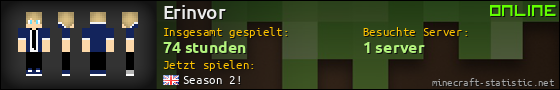Benutzerleisten 560x90 für Erinvor