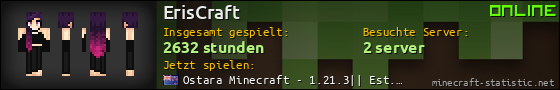 Benutzerleisten 560x90 für ErisCraft