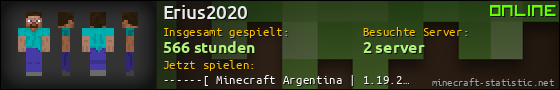 Benutzerleisten 560x90 für Erius2020