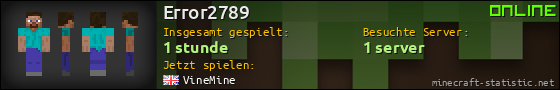 Benutzerleisten 560x90 für Error2789