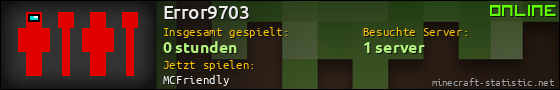 Benutzerleisten 560x90 für Error9703