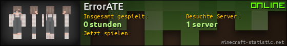 Benutzerleisten 560x90 für ErrorATE