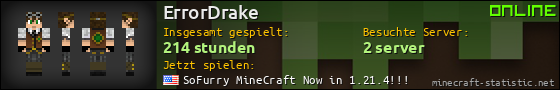 Benutzerleisten 560x90 für ErrorDrake