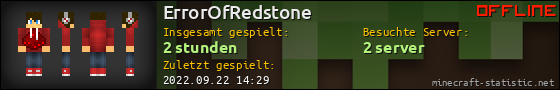 Benutzerleisten 560x90 für ErrorOfRedstone