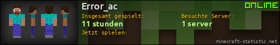 Benutzerleisten 560x90 für Error_ac