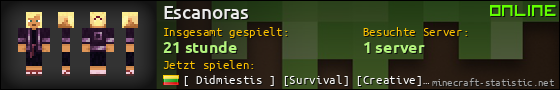 Benutzerleisten 560x90 für Escanoras