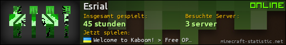 Benutzerleisten 560x90 für Esrial