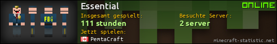 Benutzerleisten 560x90 für Essential