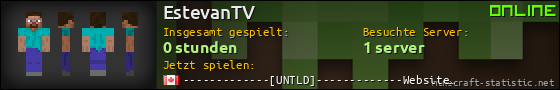 Benutzerleisten 560x90 für EstevanTV