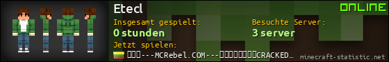 Benutzerleisten 560x90 für Etecl