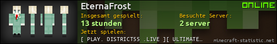 Benutzerleisten 560x90 für EternaFrost