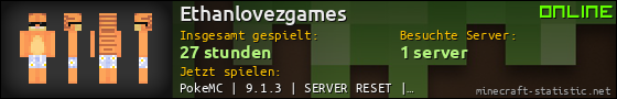 Benutzerleisten 560x90 für Ethanlovezgames