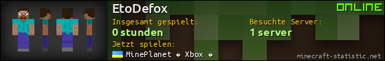 Benutzerleisten 560x90 für EtoDefox