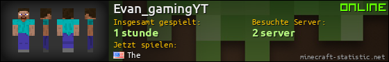 Benutzerleisten 560x90 für Evan_gamingYT