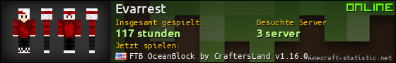 Benutzerleisten 560x90 für Evarrest