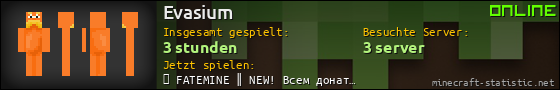 Benutzerleisten 560x90 für Evasium