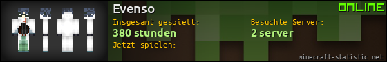 Benutzerleisten 560x90 für Evenso