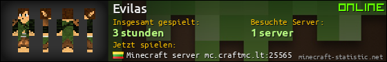 Benutzerleisten 560x90 für Evilas