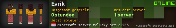 Benutzerleisten 560x90 für Evrik