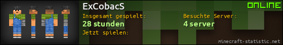 Benutzerleisten 560x90 für ExCobacS