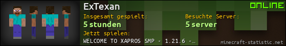 Benutzerleisten 560x90 für ExTexan