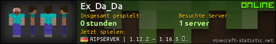 Benutzerleisten 560x90 für Ex_Da_Da