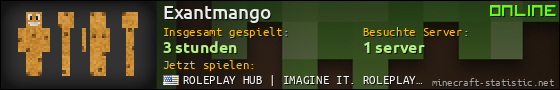 Benutzerleisten 560x90 für Exantmango