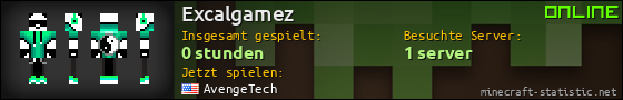 Benutzerleisten 560x90 für Excalgamez