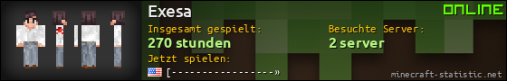 Benutzerleisten 560x90 für Exesa