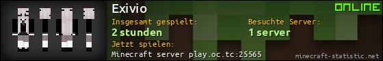 Benutzerleisten 560x90 für Exivio