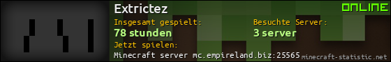 Benutzerleisten 560x90 für Extrictez