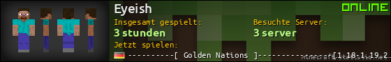 Benutzerleisten 560x90 für Eyeish