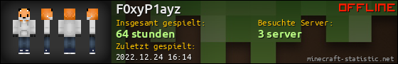 Benutzerleisten 560x90 für F0xyP1ayz