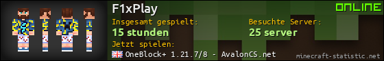 Benutzerleisten 560x90 für F1xPlay