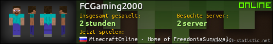 Benutzerleisten 560x90 für FCGaming2000