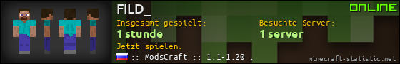 Benutzerleisten 560x90 für FILD_