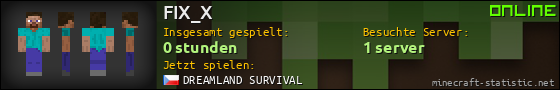 Benutzerleisten 560x90 für FIX_X