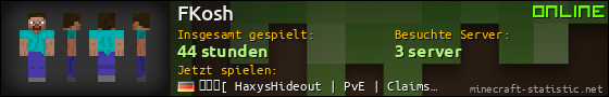 Benutzerleisten 560x90 für FKosh