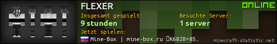 Benutzerleisten 560x90 für FLEXER