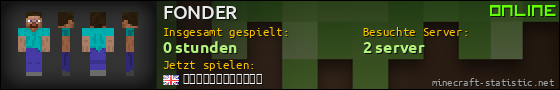 Benutzerleisten 560x90 für FONDER