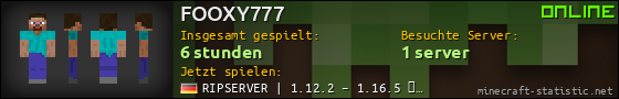 Benutzerleisten 560x90 für FOOXY777