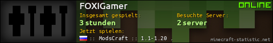 Benutzerleisten 560x90 für FOXIGamer