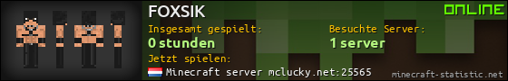 Benutzerleisten 560x90 für FOXSIK