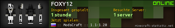 Benutzerleisten 560x90 für FOXY12