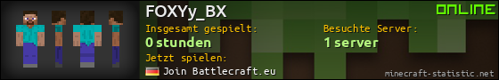 Benutzerleisten 560x90 für FOXYy_BX